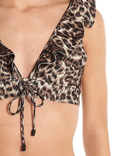 Shop Zimmermann Suraya Frill Tie Front Bikini In Multi
