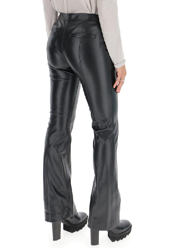 theory faux leather pants