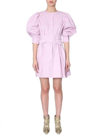 Shop Isabel Marant Smock Dress In Pink