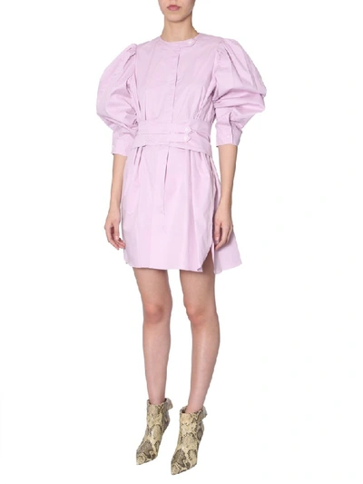 Shop Isabel Marant Smock Dress In Pink