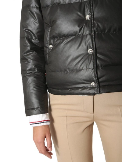 Shop Thom Browne Down Jacket In Black