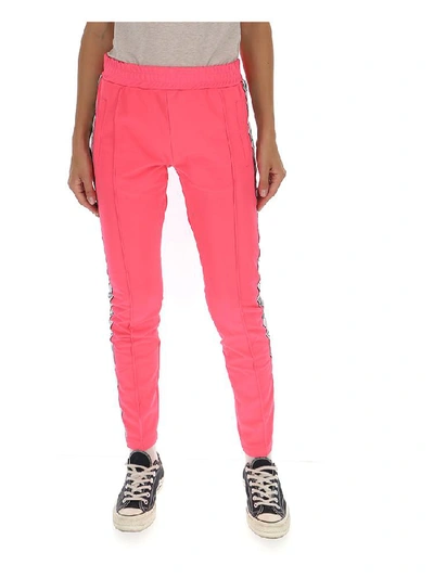 Shop Chiara Ferragni Logomania Track Pants In Pink