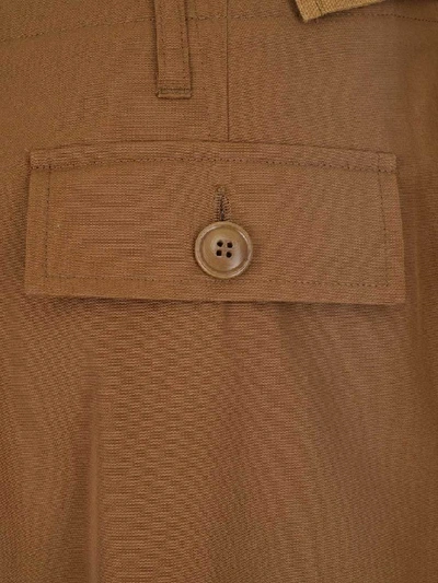 Shop Givenchy Cargo Pants In Brown