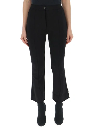 Shop Givenchy Flared Pants In Black