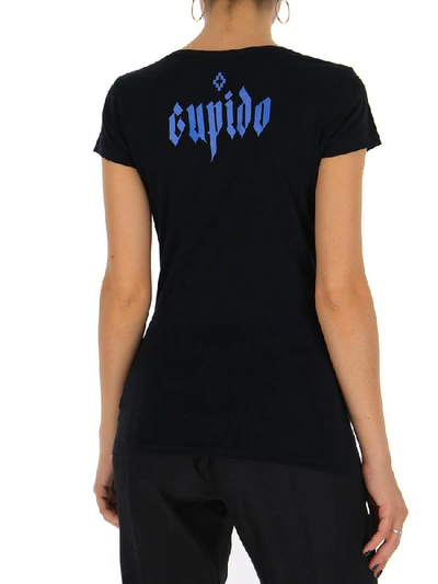 Shop Marcelo Burlon County Of Milan Cupid Print T In Black