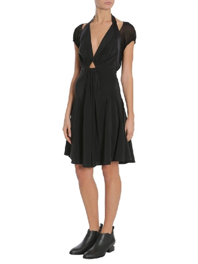 Shop Alexander Wang Balloon Sleeve Dress In Black