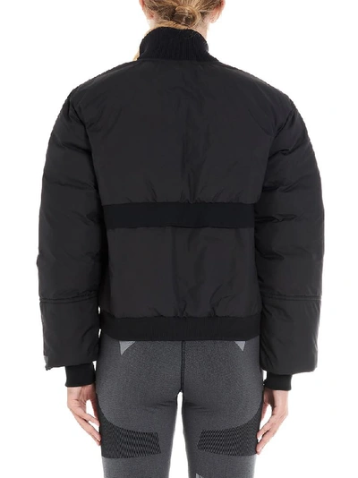 Shop Adidas By Stella Mccartney Padded Bomber Jacket In Black