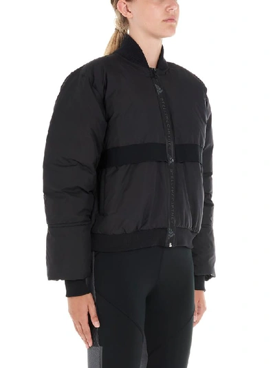 Shop Adidas By Stella Mccartney Padded Bomber Jacket In Black