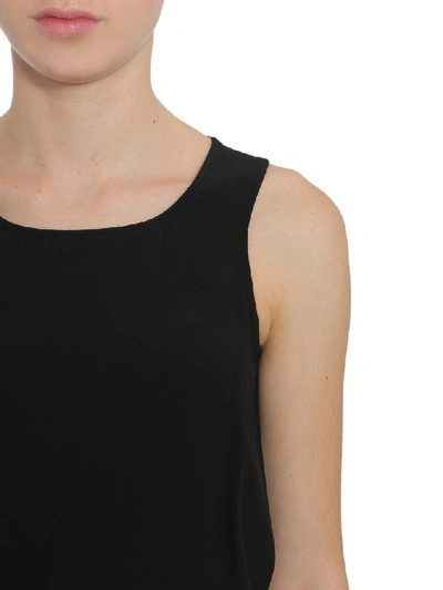 Shop Rick Owens Long Tank Top In Black