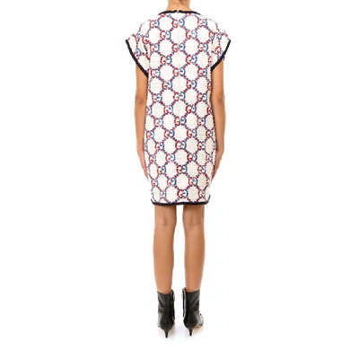 Shop Gucci Gg Sylvie Tweed Dress In Multi