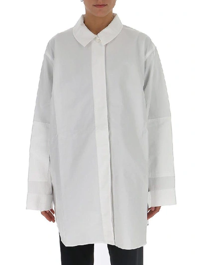 Shop Jacquemus La Chemise Loya Shirt In White