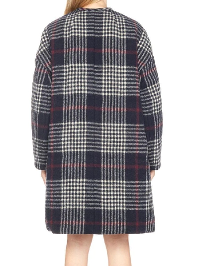 Shop Isabel Marant Harroson Checked Coat In Multi