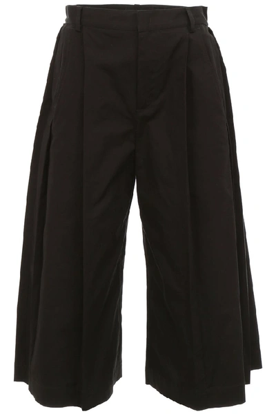 Shop Moncler Genius Moncler X Noir 6 Kei Ninomiya Cropped Trousers In Black