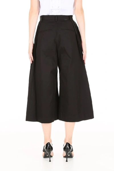 Shop Moncler Genius Moncler X Noir 6 Kei Ninomiya Cropped Trousers In Black
