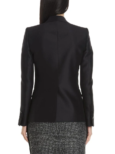 Shop Dsquared2 Single Breasted Tuxedo Blazer In Black