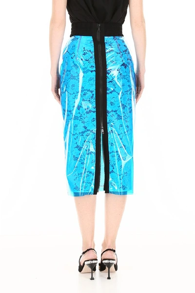 Shop N°21 Overlay Floral Pencil Skirt In Multi