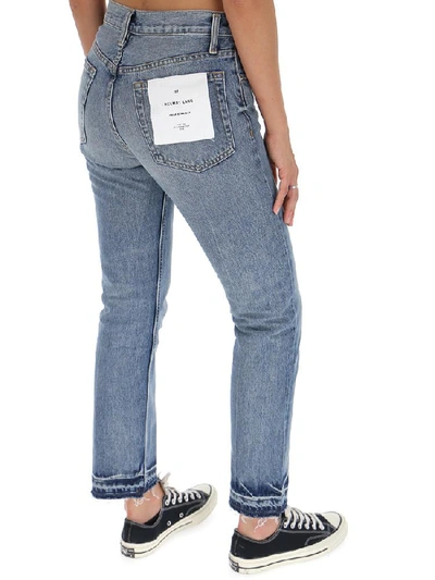 Shop Helmut Lang Straight Jeans In Blue