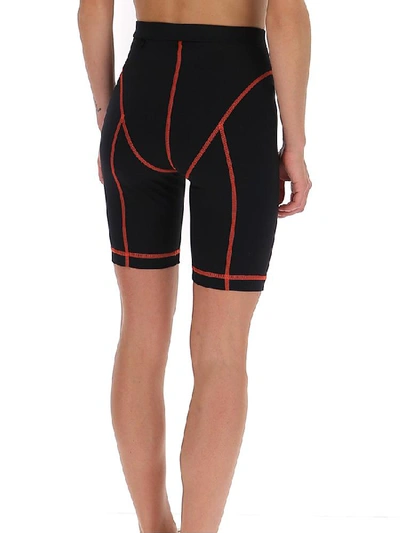 Shop Heron Preston Contrast Stripe Cycling Shorts In Multi