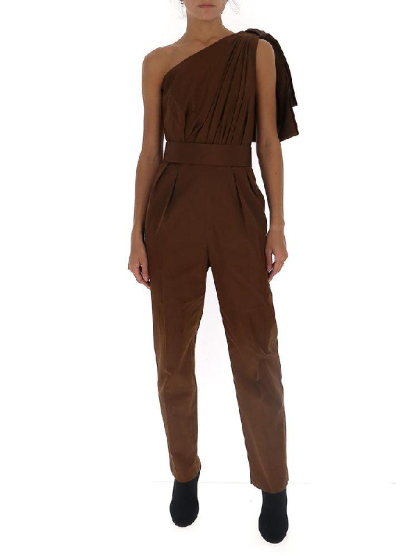 max mara one shoulder jumpsuit