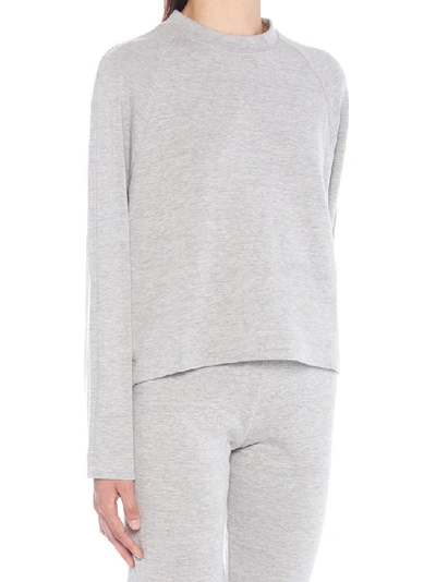 Shop Theory Raglan Crewneck Pullover In Grey