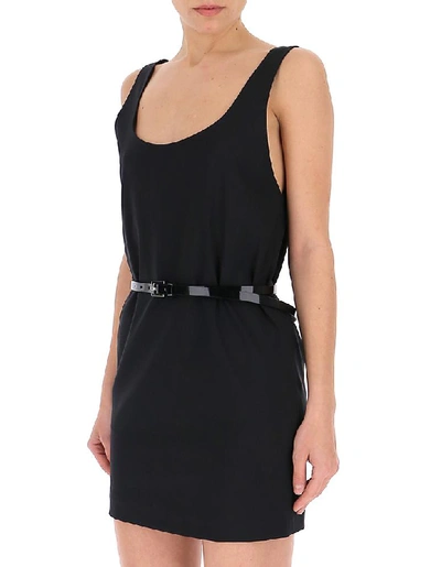 Shop Dsquared2 Backless Mini Dress In Black
