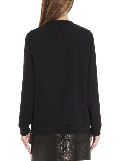 Shop Kenzo Dragon Embroidered Sweater In Black