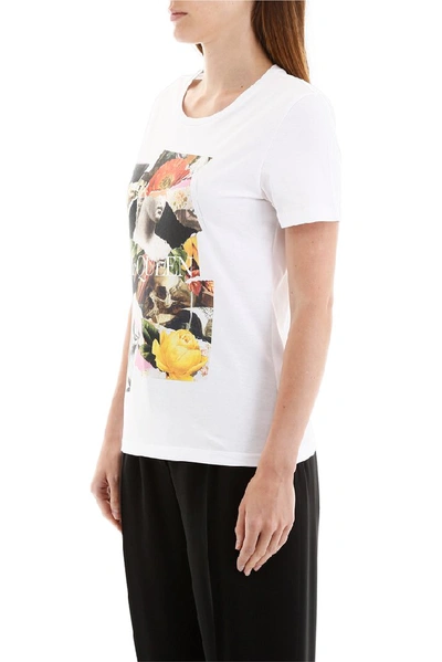 Shop Alexander Mcqueen Graphic Printed T In White