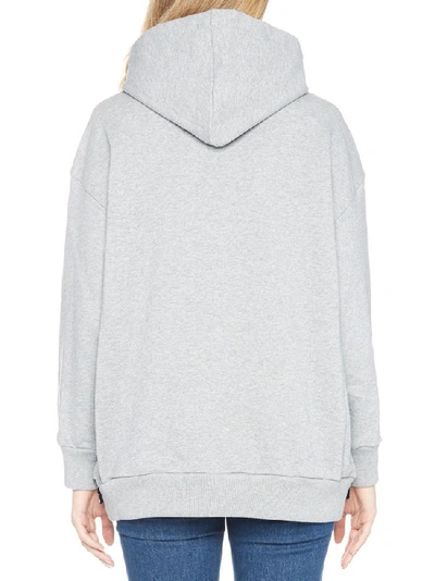 Shop Stella Mccartney Printed Hoodie In Grey