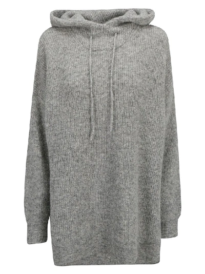 Shop Ganni Soft Oversize Hoodie In Grey