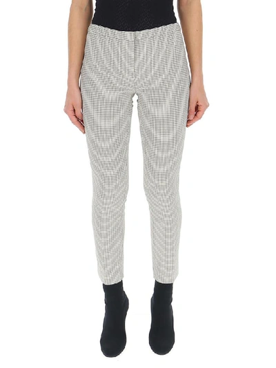 Shop Theory Houndstooth Cigarette Trousers In Multi