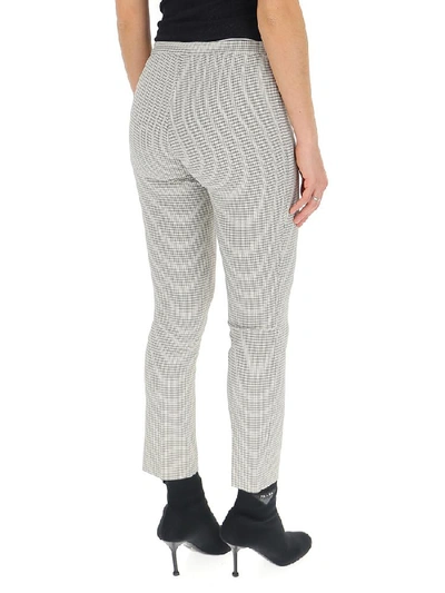 Shop Theory Houndstooth Cigarette Trousers In Multi