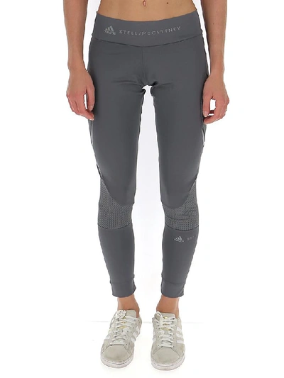 Shop Adidas By Stella Mccartney Essential Tights In Grey