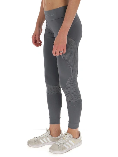 Shop Adidas By Stella Mccartney Essential Tights In Grey