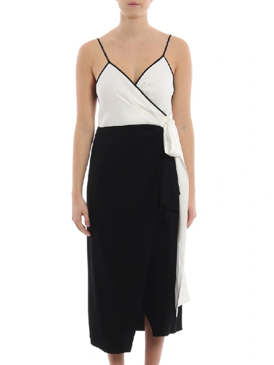 Shop Diane Von Furstenberg Avila Midi Strap Dress In Multi