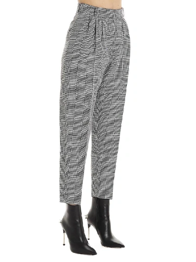 Shop Alexander Mcqueen Prince Of Wales Checkered Trousers In Multi