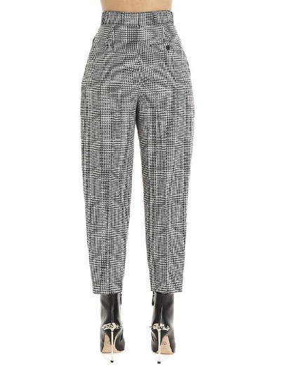 Shop Alexander Mcqueen Prince Of Wales Checkered Trousers In Multi