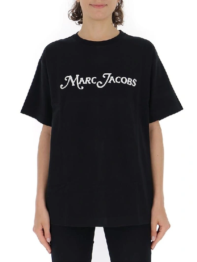Shop Marc Jacobs X New York Magazine Logo T In Black
