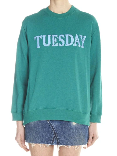 Shop Alberta Ferretti Tuesday Sweater In Green