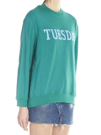 Shop Alberta Ferretti Tuesday Sweater In Green