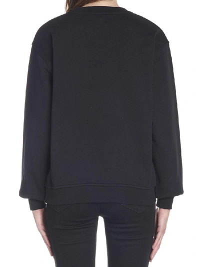 Shop Mcq By Alexander Mcqueen Mcq Alexander Mcqueen Flame Bunny Sweatshirt In Black