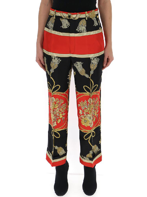 gucci silk pants