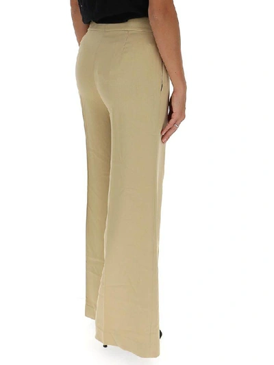 Shop Theory Palazzo Trousers In Oat