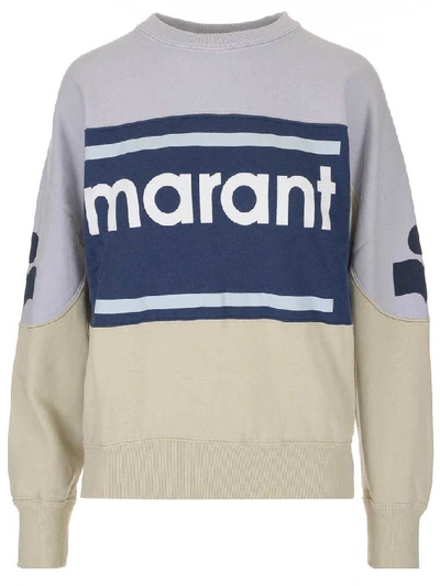 Shop Isabel Marant Étoile Logo Sweatshirt In Blue