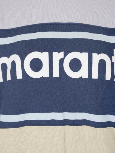 Shop Isabel Marant Étoile Logo Sweatshirt In Blue