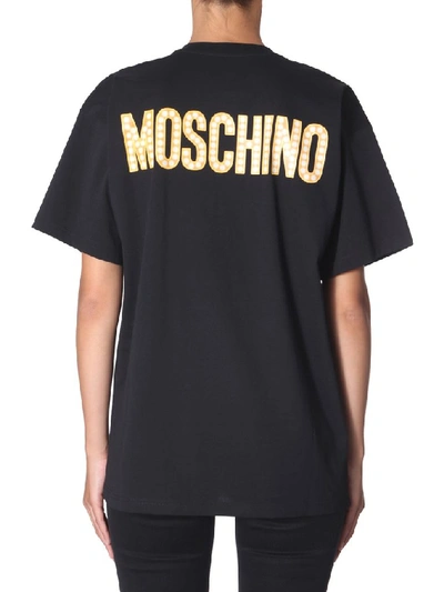 Shop Moschino Graphic Logo T In Black