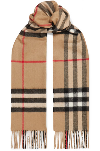 iconic burberry scarf