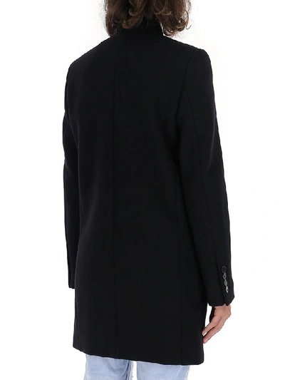 Shop Stella Mccartney Bryce Single Breasted Coat In Black