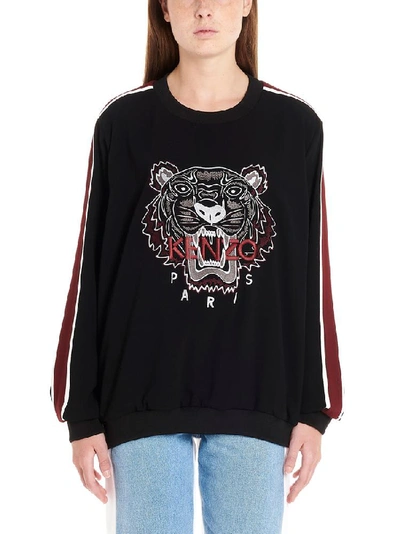 Shop Kenzo Tiger Embroidered Sweatshirt In Multi