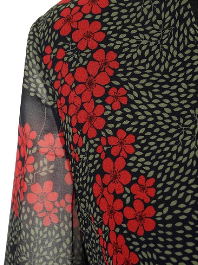 Shop Red Valentino Redvalentino Floral Print Maxi Dress In Multi