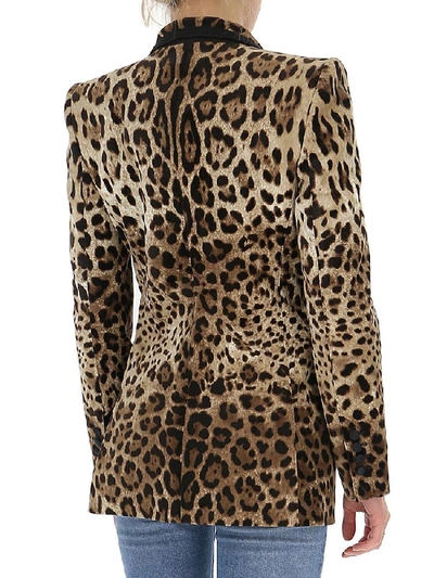 Shop Dolce & Gabbana Leopard Print Single In Multi